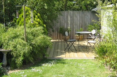 Self catering apartment garden